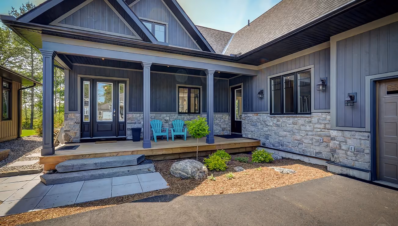 Custom duplex cottage built by RBA Projects in Gravenhurst, Muskoka, view 4
