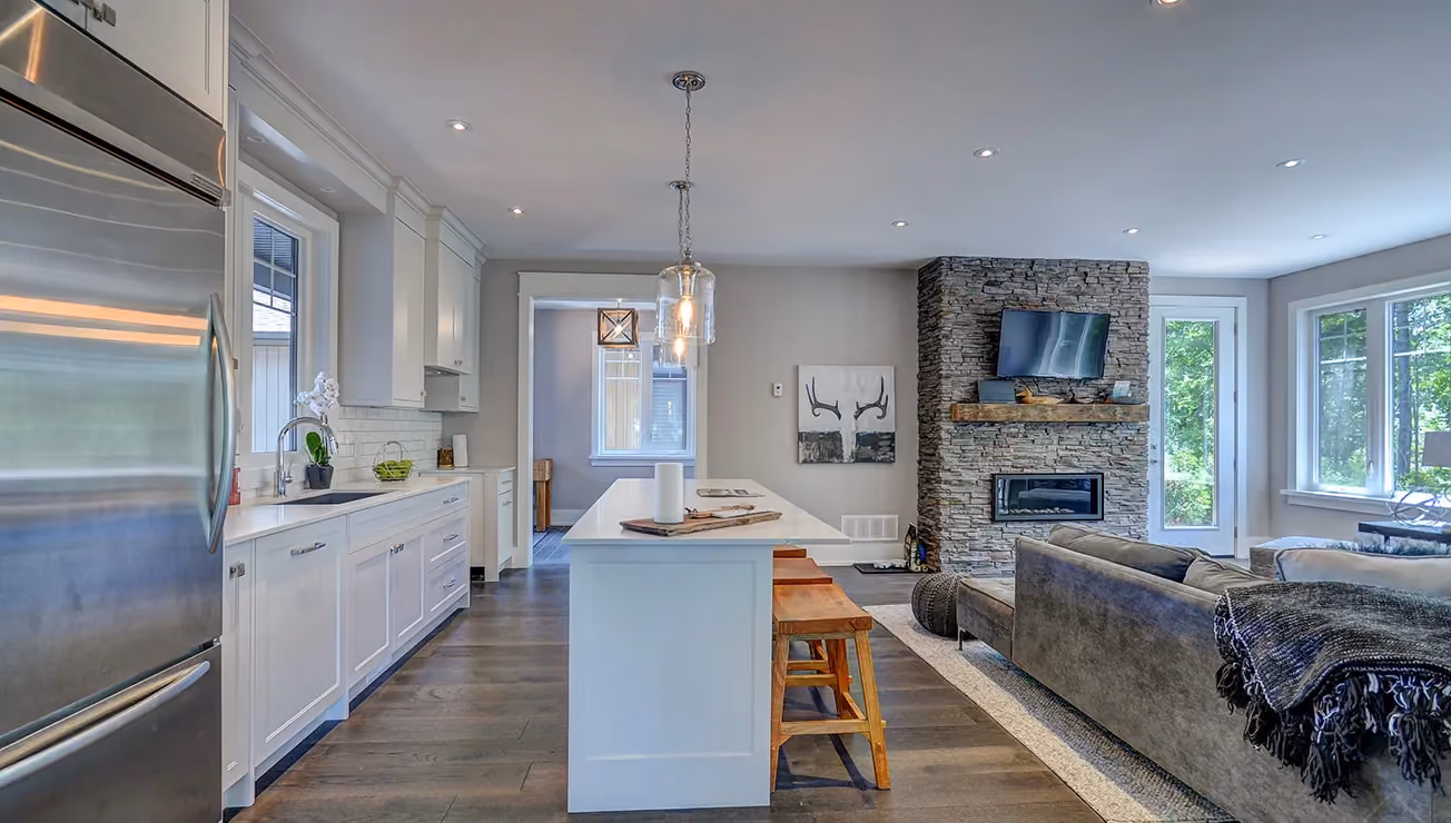 Custom duplex cottage built by RBA Projects in Gravenhurst, Muskoka, view 10