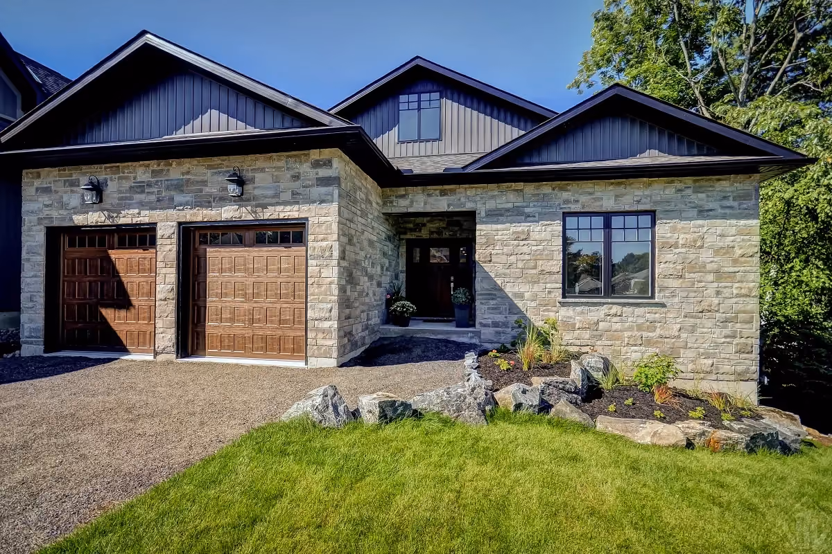 Custom walkout home built by RBA Projects in Gravenhurst, Muskoka