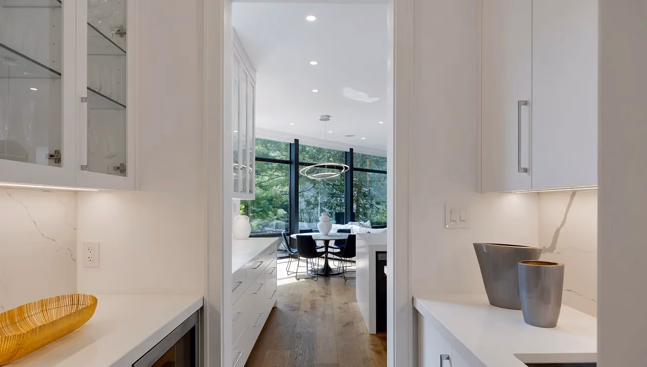 Home renovation by RBA Projects in Humber Valley Village, Toronto, view 17
