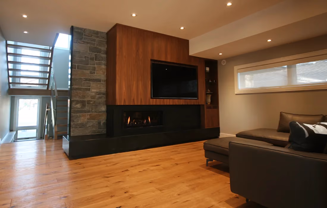Modern custom home built by RBA Projects in Maple, Vaughan