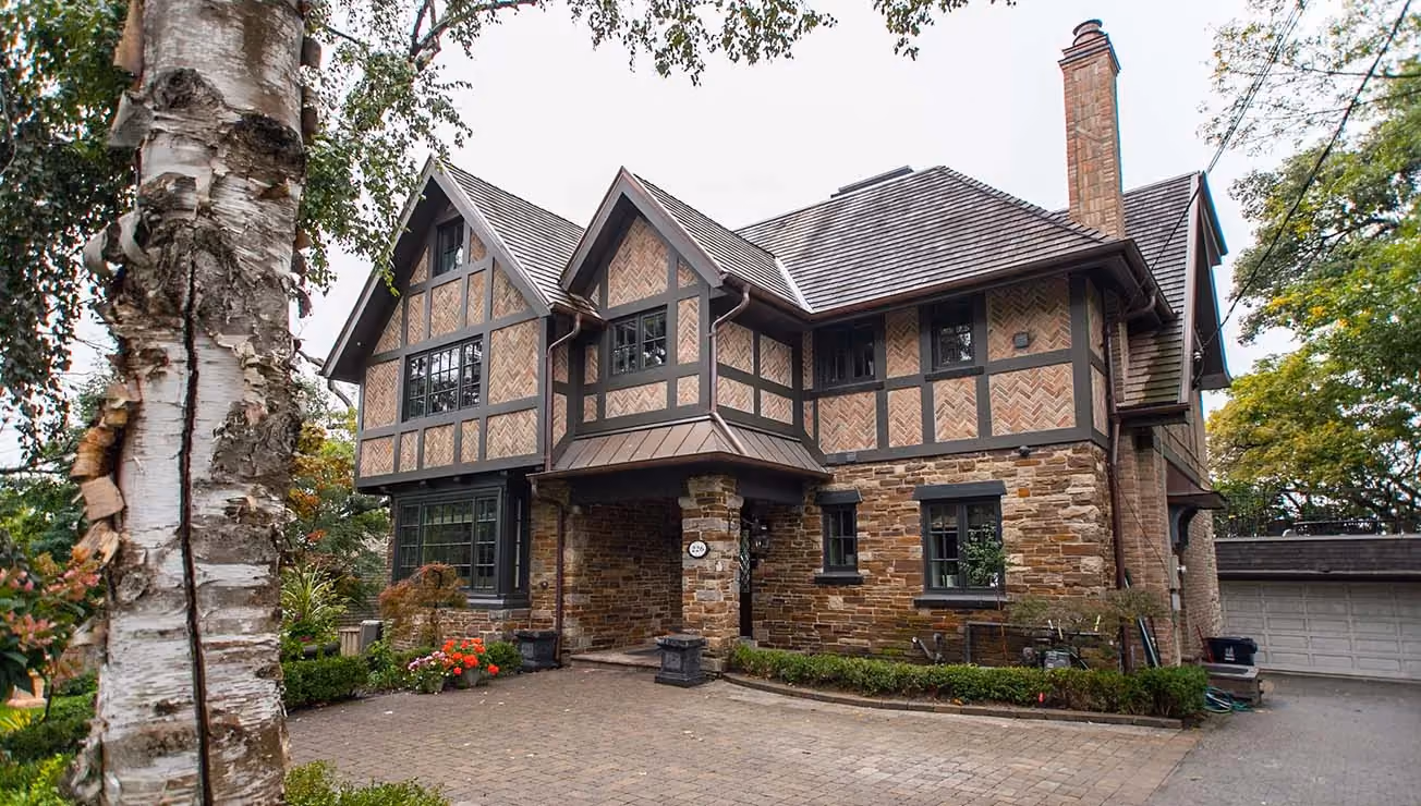 Century home restoration by RBA Projects on the Humber River, Toronto, view 2