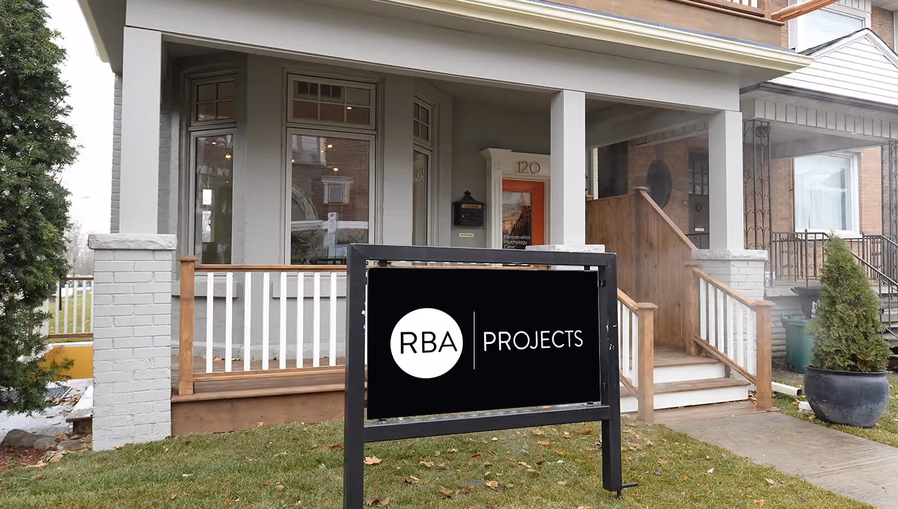 Commercial office renovation by RBA Projects in Roncesvalles, Toronto