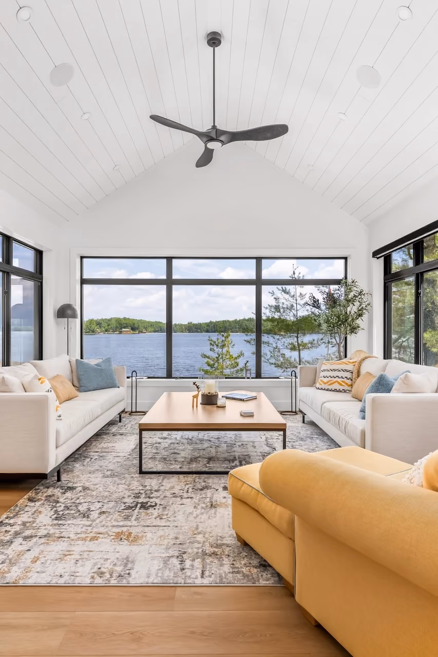 Custom cottage built by RBA Projects at Walker's Point on Lake Muskoka, view 16