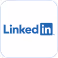 LinkedIn company logo in blue and white.