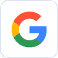 Google logo with a stylized, colorful 'G' in red, blue, green, and yellow.