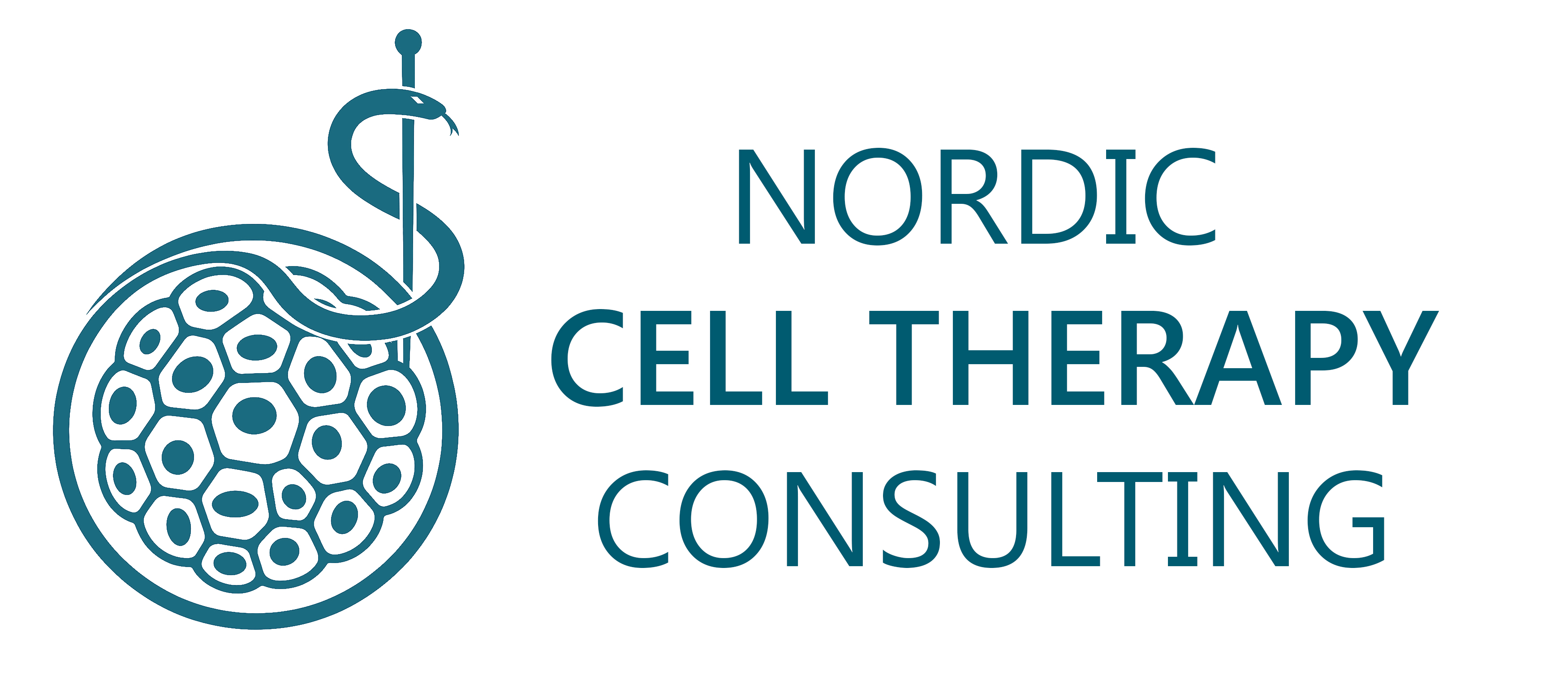 Nordic Cell Therapy Consulting logo, label text to the left