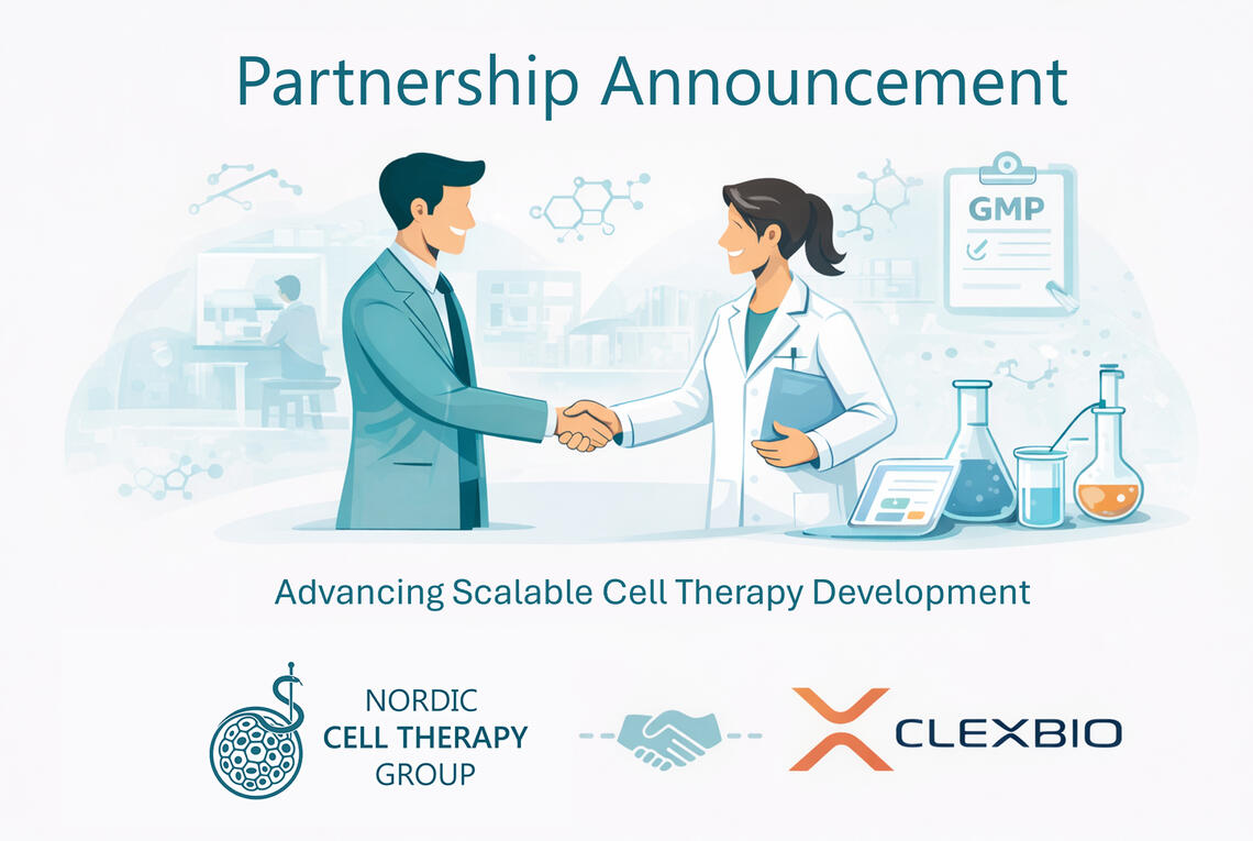 Collaboration between Nordic Cell Therapy Group and ClexBio