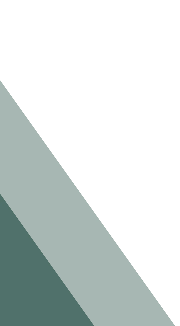 Large black triangle overlays bottom left corner of a greenish background.