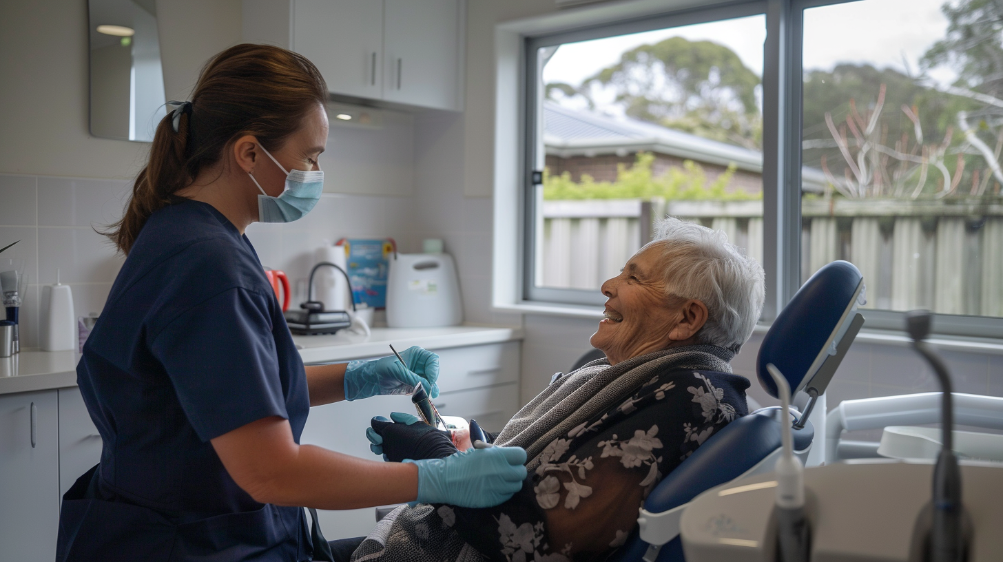 In home dental care services from mobile dental clinic