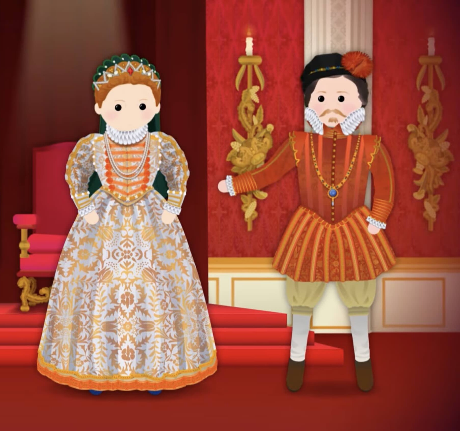 Frame from an illustrated Study Hall Modern World History video.