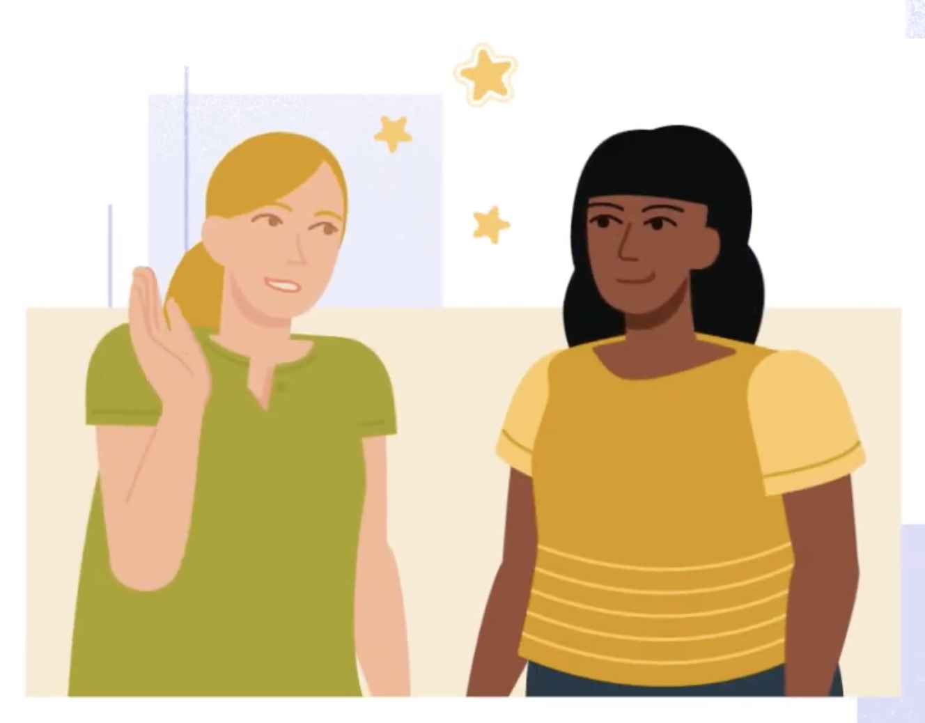 Frame from an illustrated CIVIX video.
