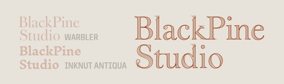 Logo design for Black Pine Studio
