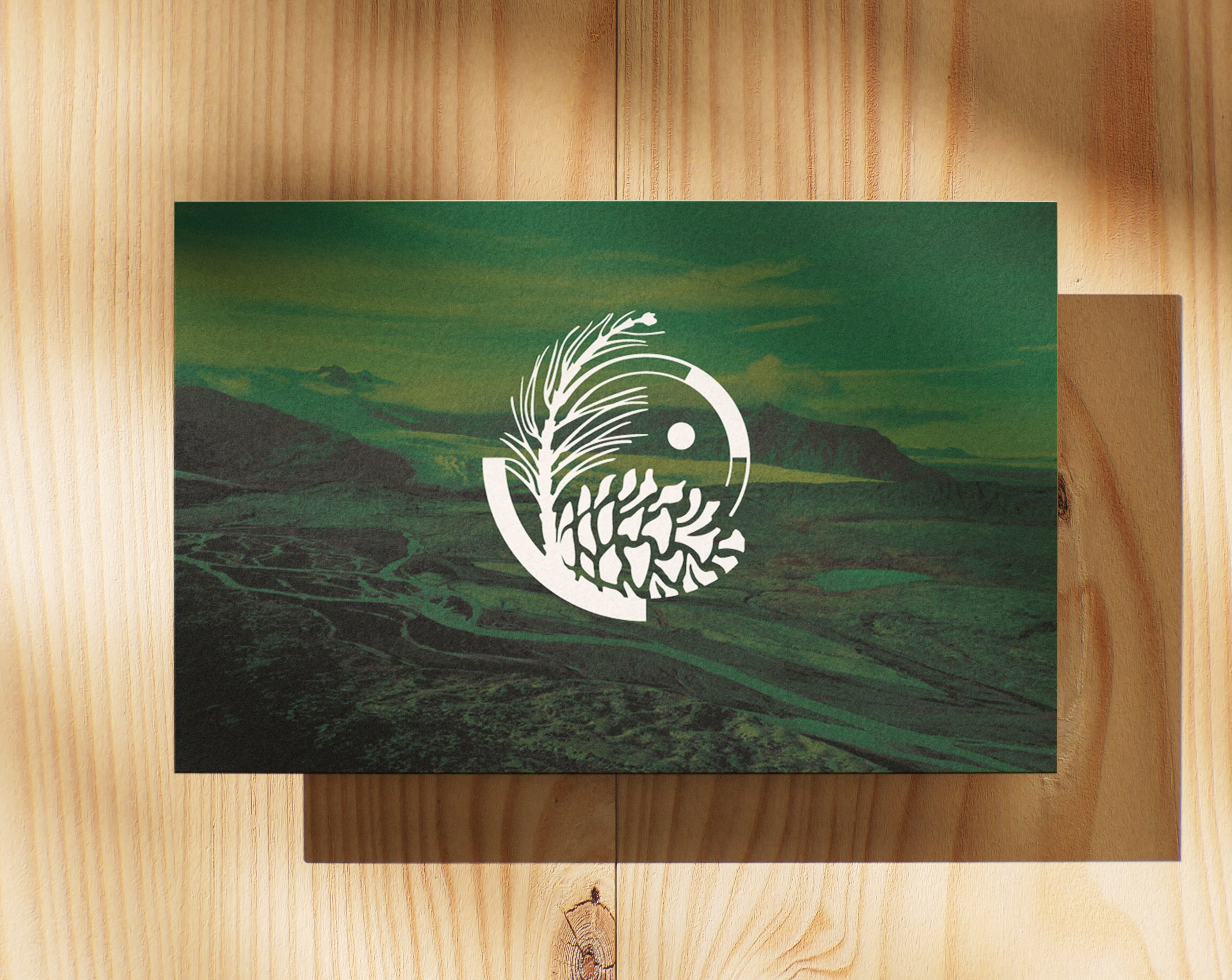 Business card designed for Black Pine Studio.