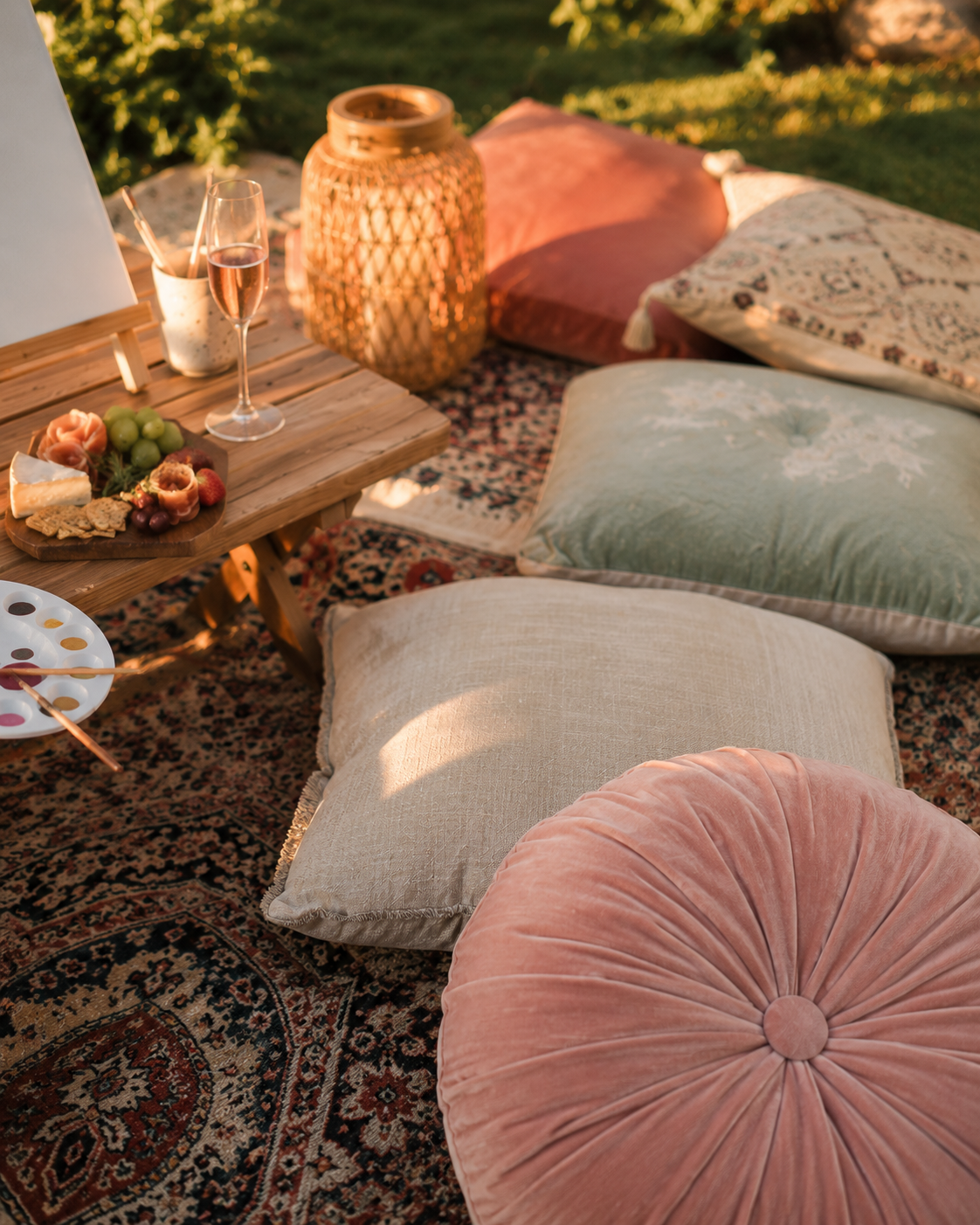 Tipsy Canvas boho setup