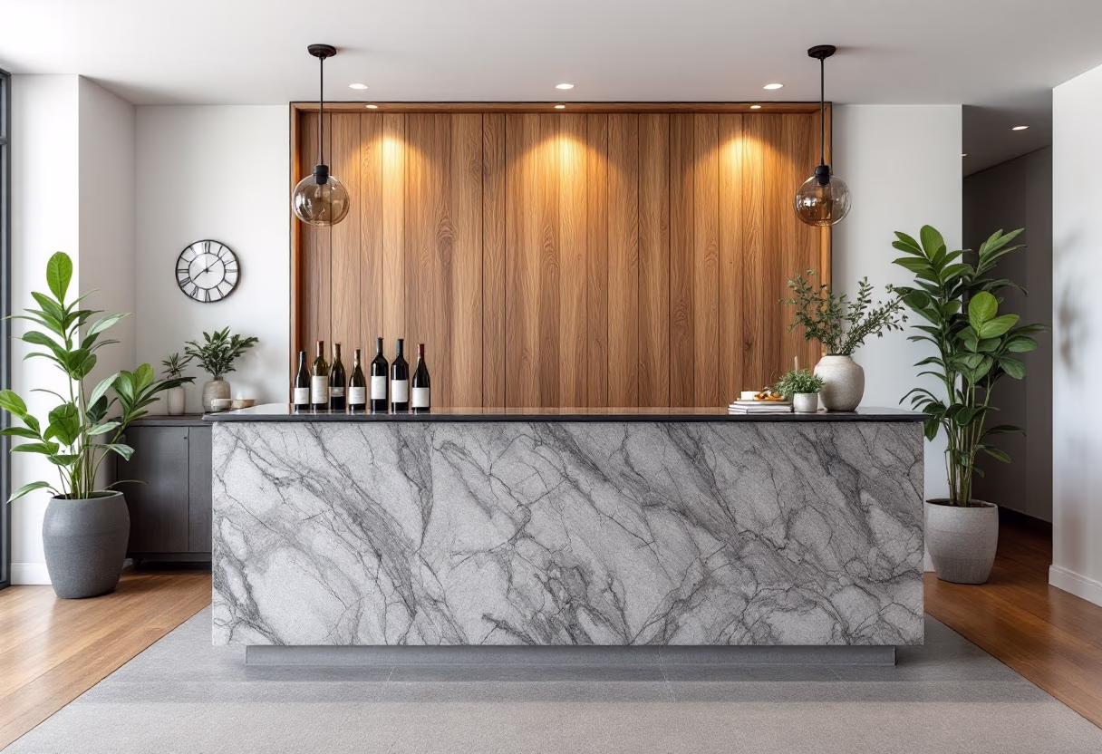 image of reservation desk at a winery