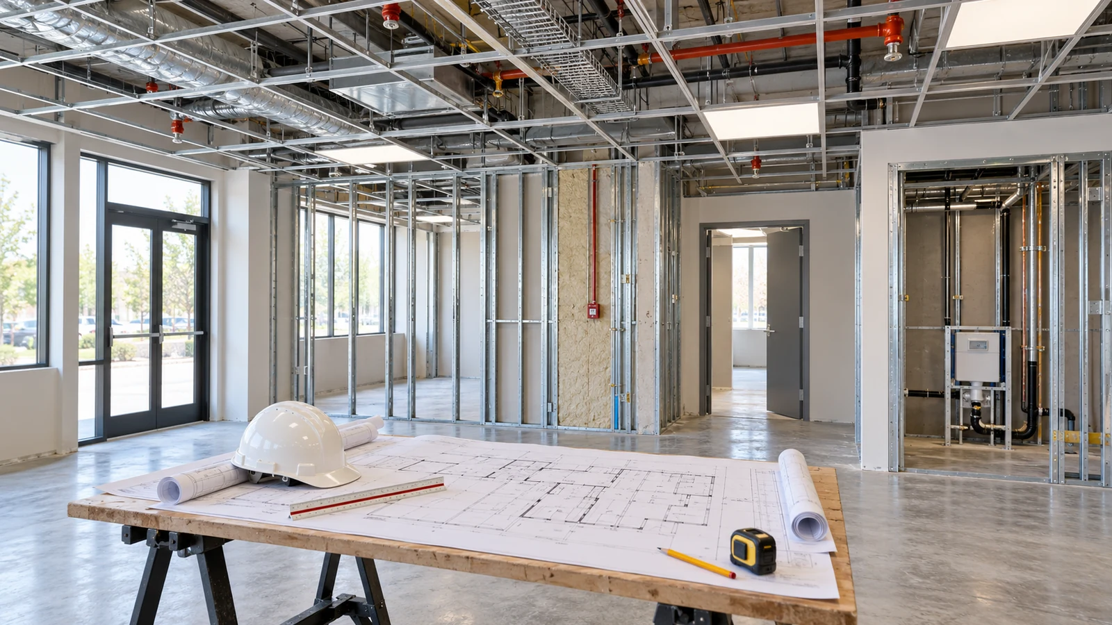 Permit drawings prepared for a municipal building permit application