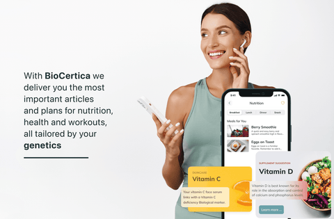 BioCertica can help you understand what you should eat, how you should exercise, and what medicine you should take.