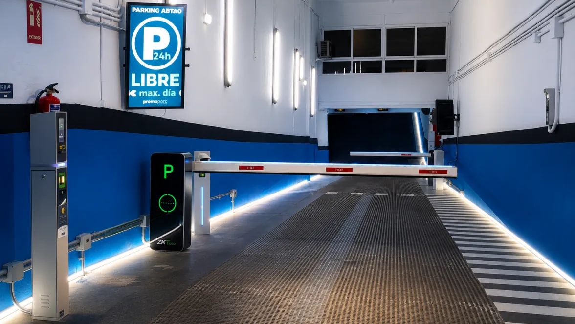 Equipos de acceso y pago para parkings