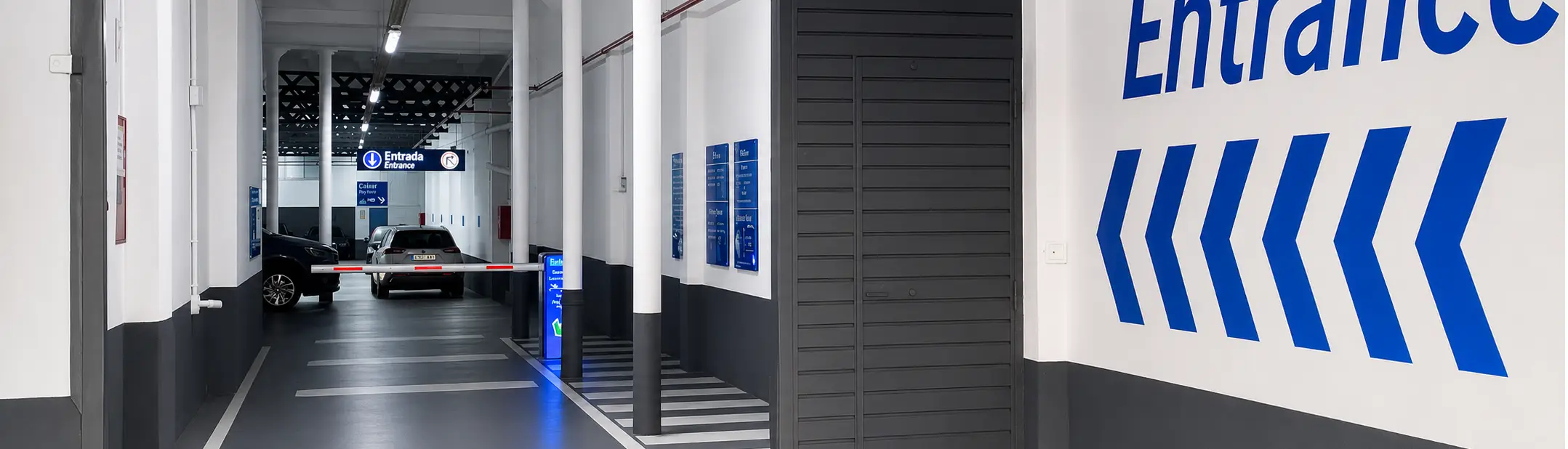 Equipos de acceso y pago para parkings