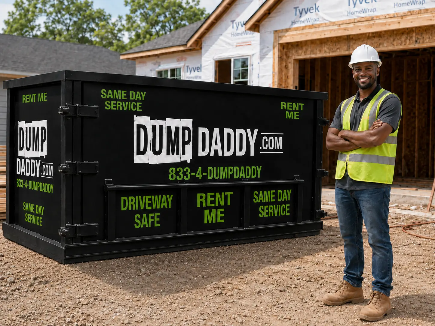 20-yard Dump Daddy dumpster for large renovation and cleanout projects in Atlanta