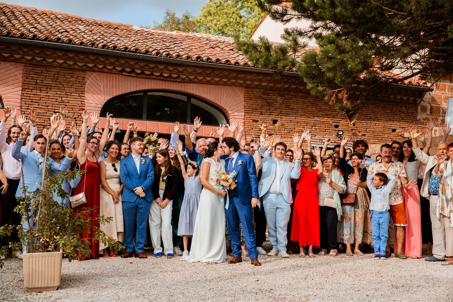 Mariage célébré au Clos de Montgay, domaine événementiel près de Toulouse