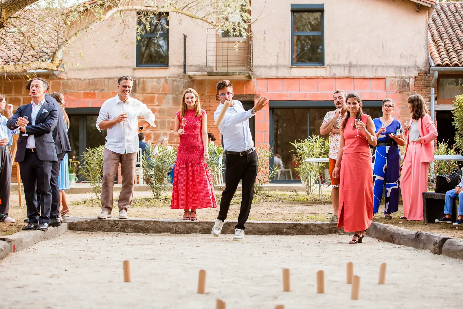 Reportage du mariage de Mathilde et Romain au Clos de Montgay, célébration dans le Lauragais près de Toulouse