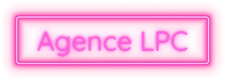 Logo néon Agence LPC