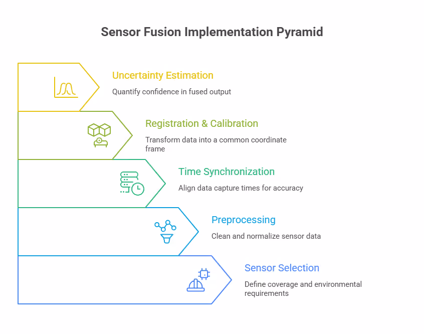 Sensor Fusion Implementation Pyramid