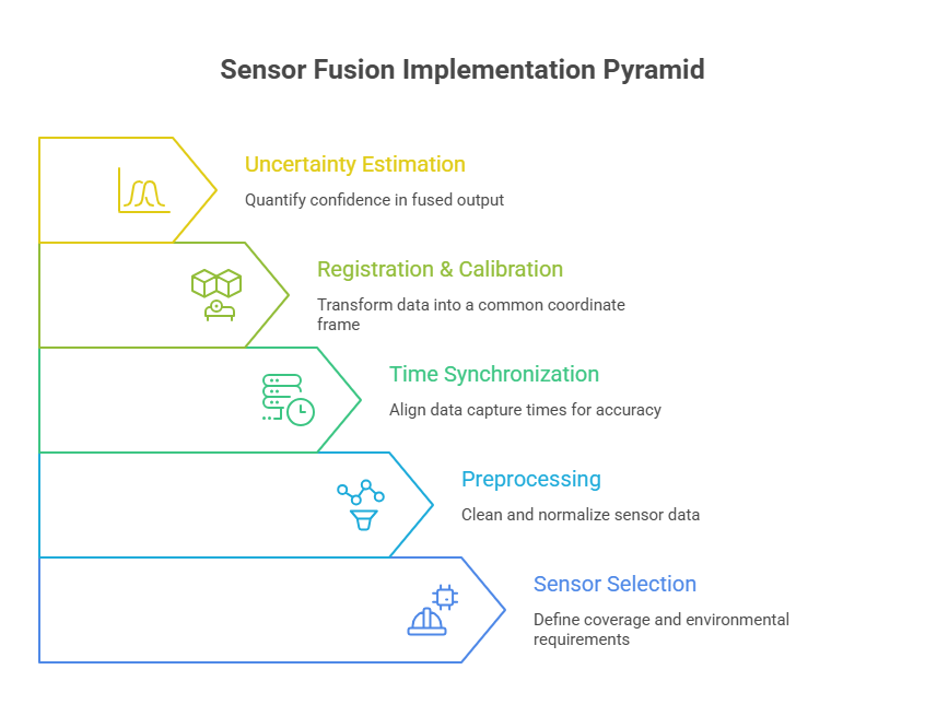 Sensor Fusion Implementation Pyramid