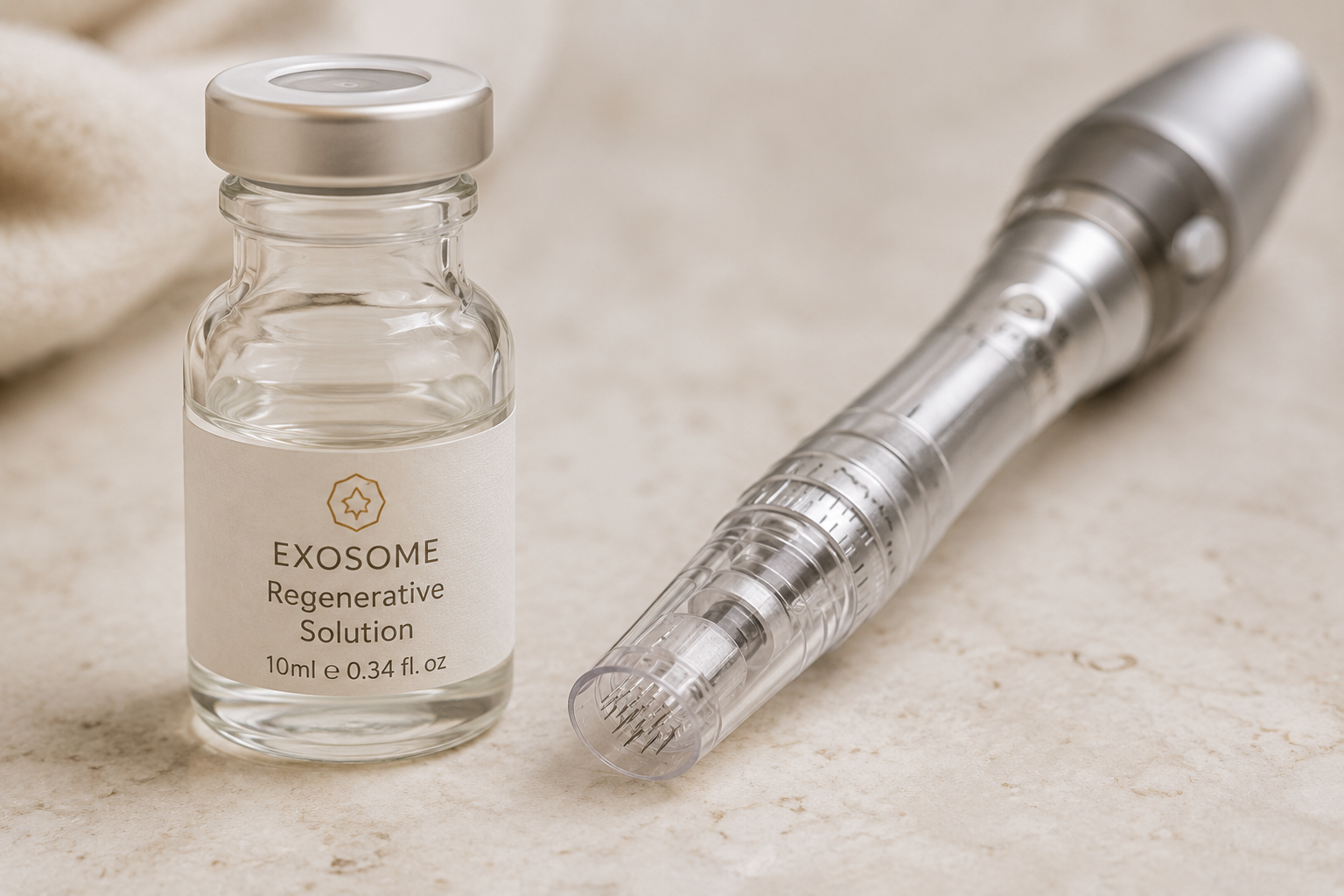 Regenerative Microneedling with Exosomes
