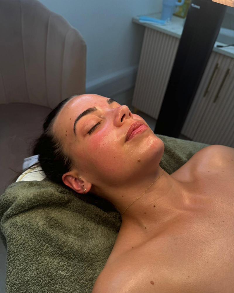 Healthier-looking skin texture