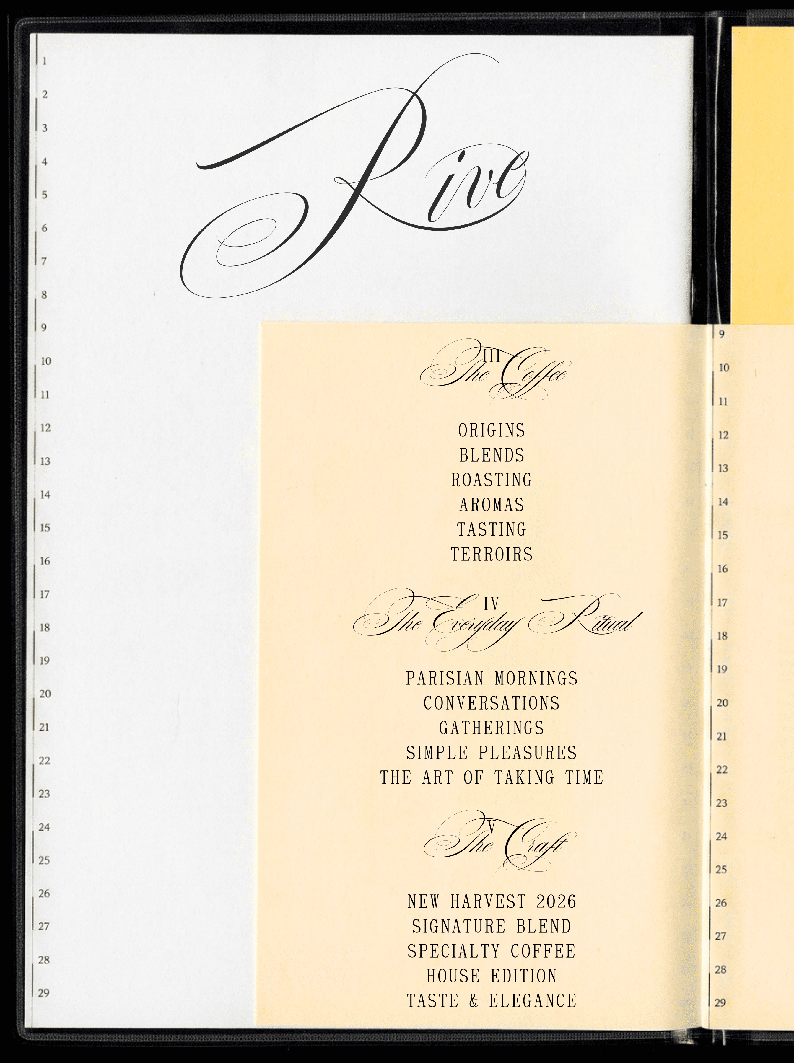 Meridian stationery set