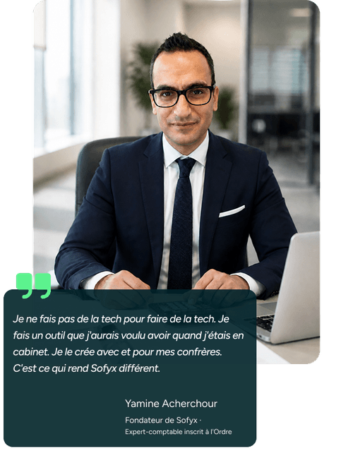 Yamine Acherchour, le fondateur de Sofyx