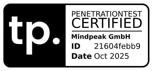 Penetration test certification