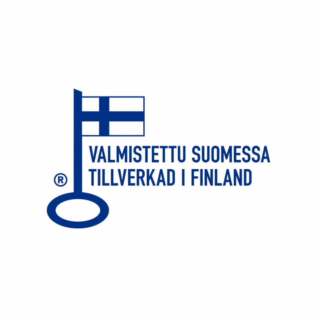 Avainlippu-merkki: Valmistettu Suomessa