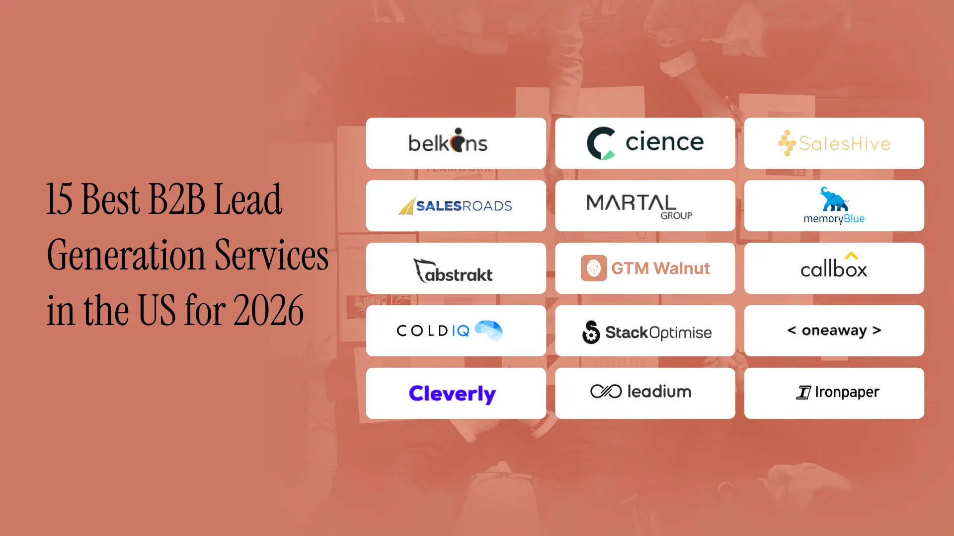 15 best B2B lead generation services in the US for 2026