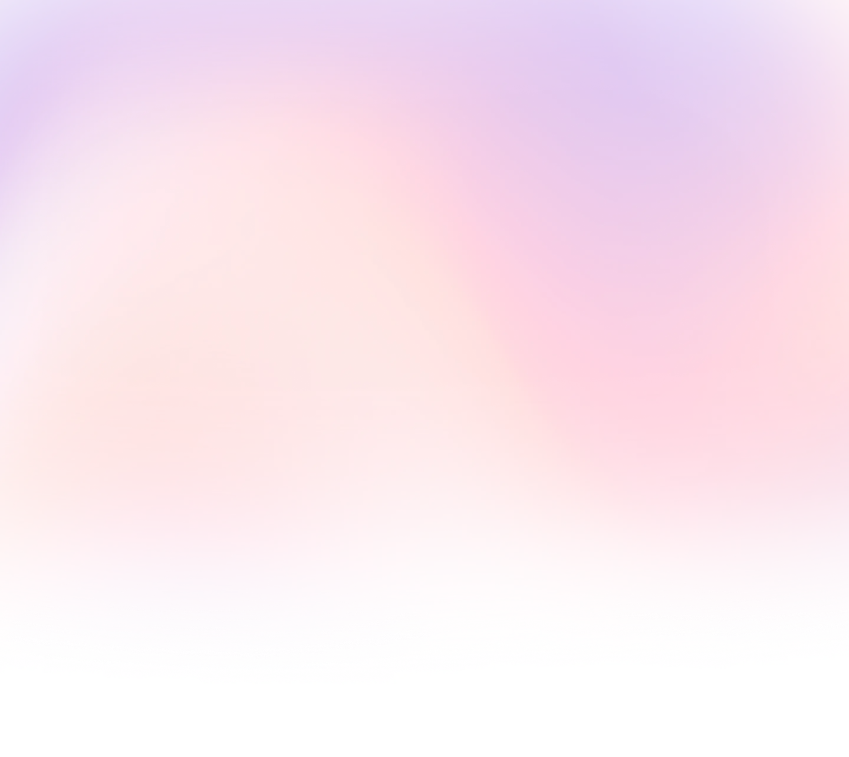 Weiche Verlaufshintergrund mit Pastellfarben in Rosa, Lila und Hellblau.