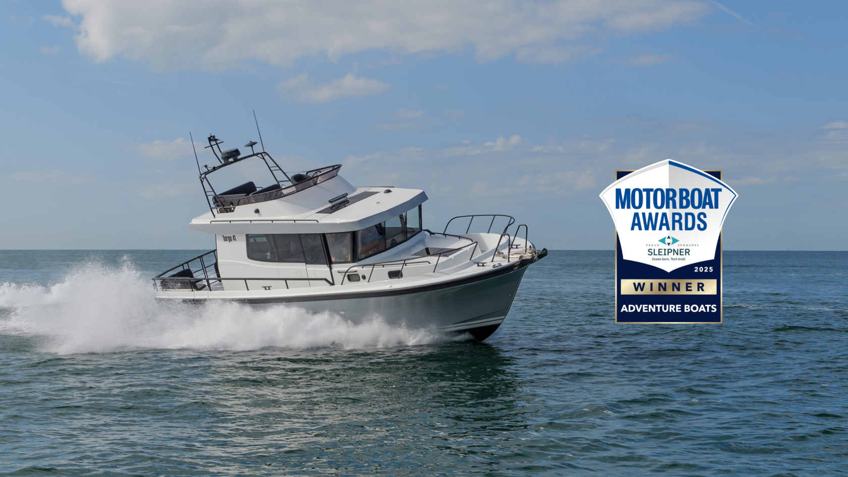 Die neue Targa 41 auf dem Meer.