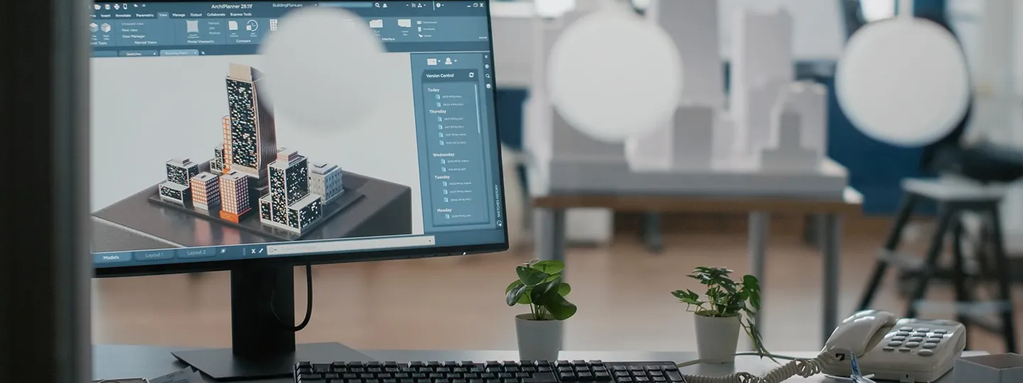 Arbeitsumgebung im Ingenieurbüro für TGA-Planung in Frankfurt