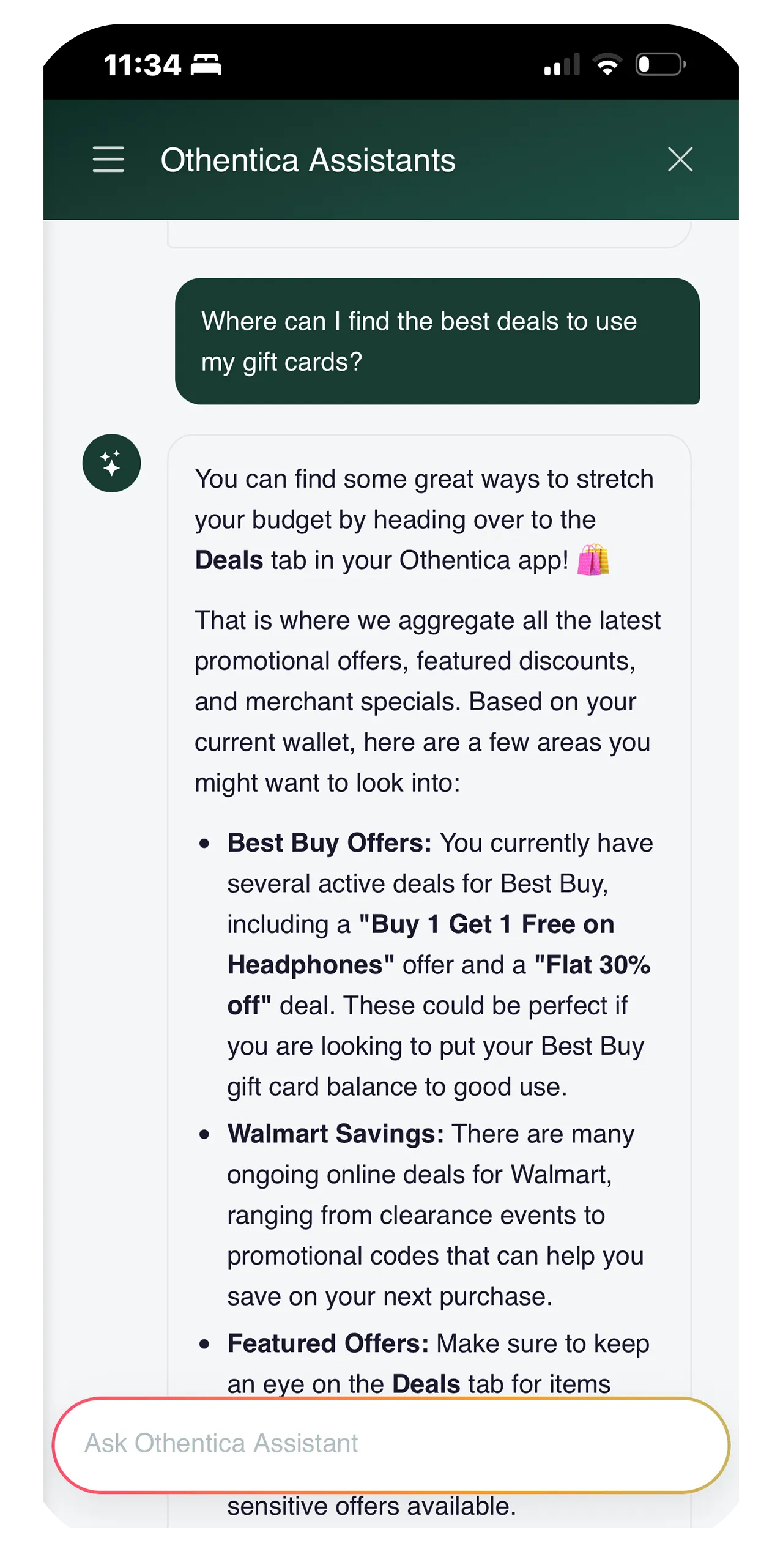 Ask How and Where a Card can be Used