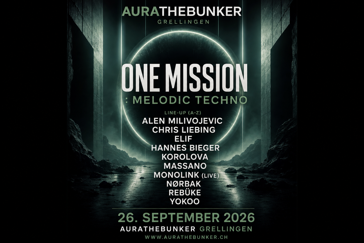 one-mission-melodic-techno-26-september-2026