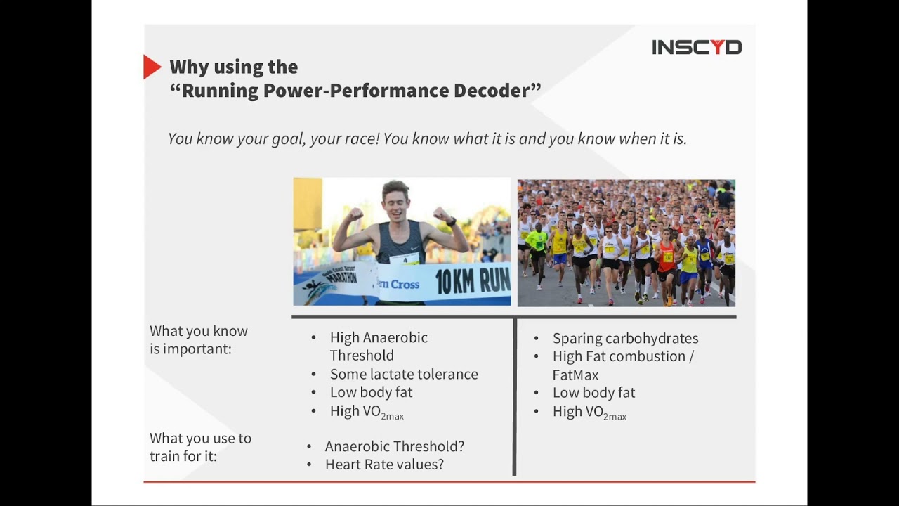 Metabolic Profiling in Running - disclosing athletic potential to improve
