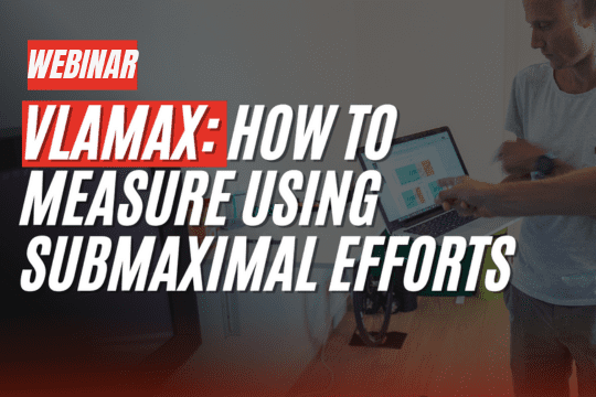 VLamax: how to measure using submaximal efforts