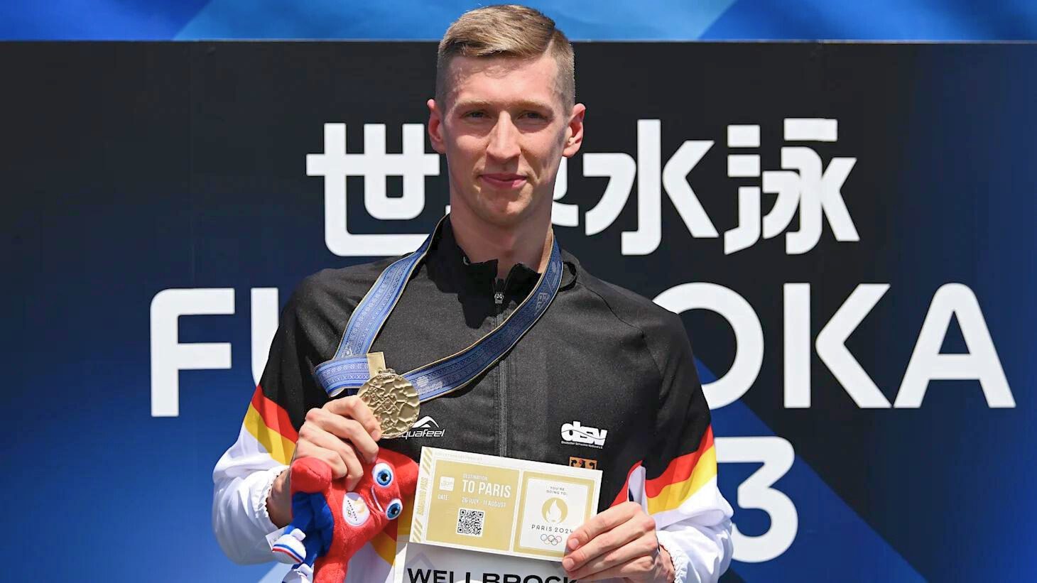 Florian Wellbrock Wins Gold at the World Championships 2023
