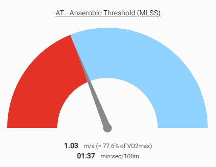 anaerobic threshold in swimming.