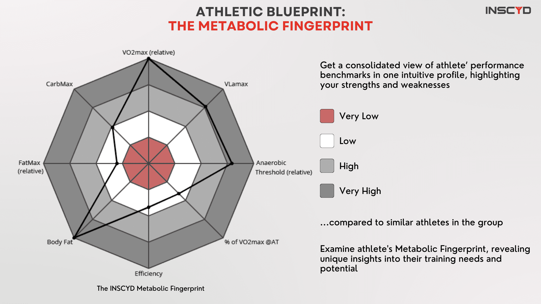 Infographic - Metabolic fingerprint strength and weakness profile