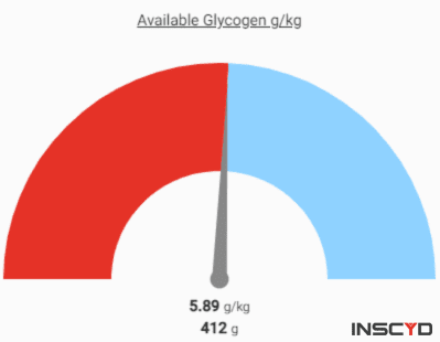 glycogen availability for sports in the INSCYD report