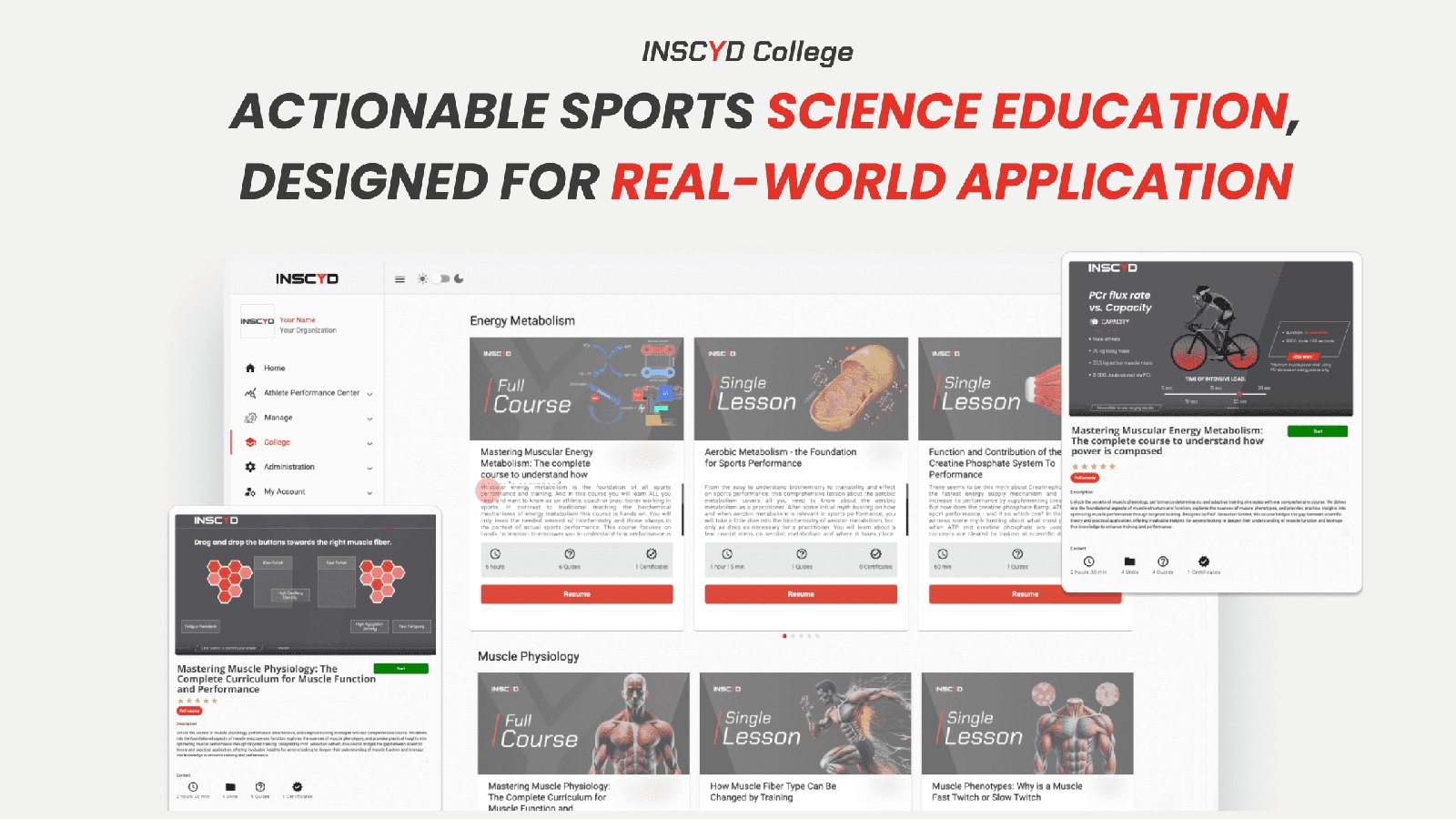 INSCYD College: Bridging the Gap Between Sports Science and Real-World Training