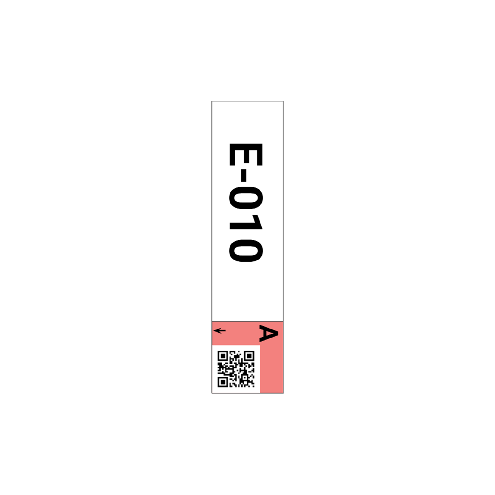 Emplacement unique pour lisse de palletier QR Code